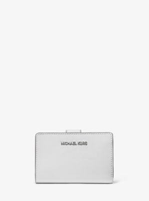 Medium Saffiano Leather Wallet in OPTIC WHITE | Michael Kors