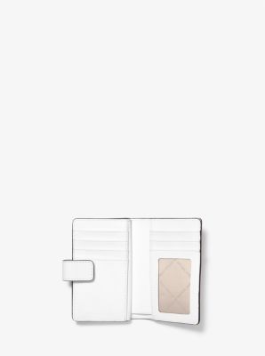 Medium Saffiano Leather Wallet in OPTIC WHITE | Michael Kors