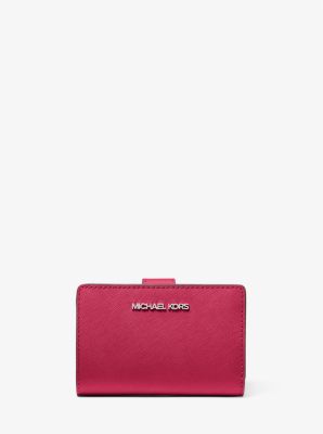 二つ折り財布【Michael Kors】Medium Crossgrain Leather Wallet Medium Crossgrain Leather Wallet | Michael Kors Canada [CA]