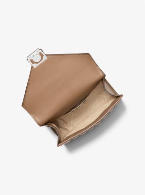 Bolso de hombro Whitney acolchado mediano