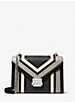 Whitney Medium Color-Block and Signature Logo Shoulder Bag image number 0