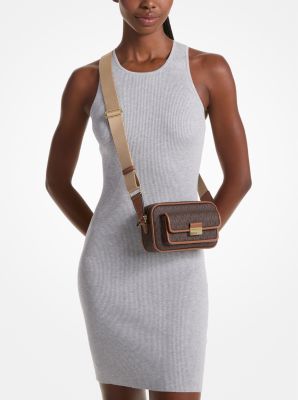 Bradshaw Extra-Small Metallic Signature Logo Camera Crossbody Bag image number 0