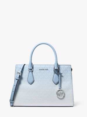 Michael Kors Sheila Medium Ombré Signature Logo Satchel