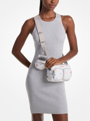 【MICHAEL KORS】Jet Set M Printed Signature Logo Crossbody Jet Set Large Printed Signature Logo Crossbody Bag | Michael