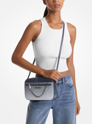 Jet Set Large Ombré Signature Logo Crossbody Body