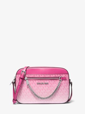 Jet Set Large Ombré Signature Logo Crossbody Body