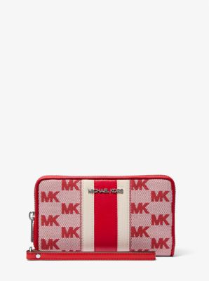 Jet Set Travel Large Striped Logo Jacquard Smartphone