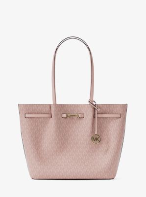 MK Shopper Carson Large Mit Signature-Logomuster - Rosa