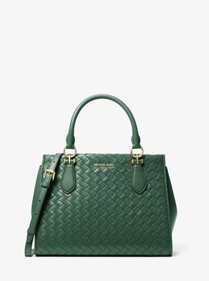 Marilyn Medium Woven Satchel