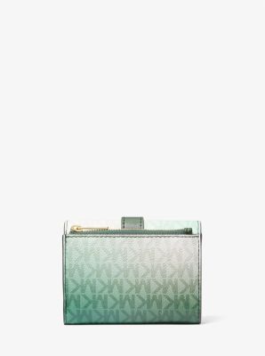Greenwich Medium Ombré Signature Logo Tri-Fold Wallet