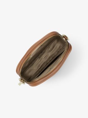 Kameratasche Jet Set Small mit Signature-Logomuster in BRAUN | Michael Kors