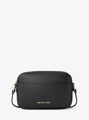 Jet Set Small Pebbled Leather Camera Crossbody Bag