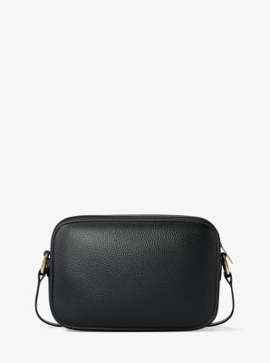 Kameratasche Jet Set aus gekrispeltem Leder in SCHWARZ | Michael Kors