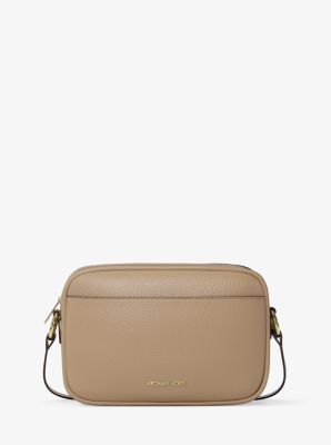Jet Set Pebbled Leather Camera Crossbody Bag