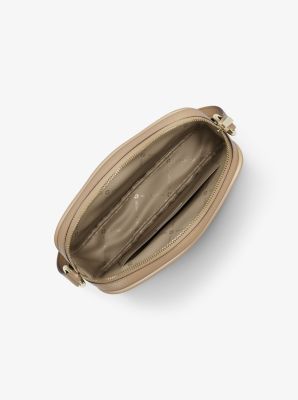 Jet Set Pebbled Leather Camera Crossbody Bag