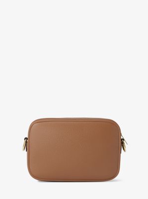 Jet Set Pebbled Leather Camera Crossbody Bag