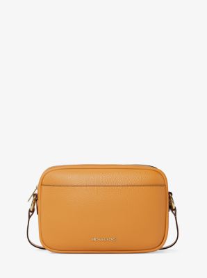 Jet Set Pebbled Leather Camera Crossbody Bag