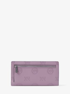 Carson Large Logo Debossed Snap Wallet
