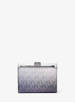 Greenwich Medium Ombré Signature Logo Tri-Fold Wallet