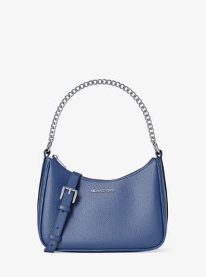 Jet Set Large Pebbled Leather Convertible Crossbody Bag