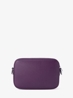 Jet Set Pebbled Leather Camera Crossbody Bag