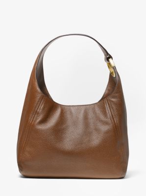 michael kors fulton large leather shoulder bag