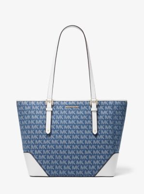 michael kors denim tote bag