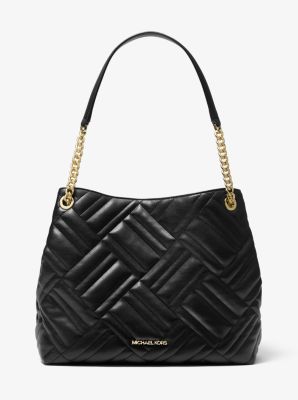 michael kors quilted tote bag