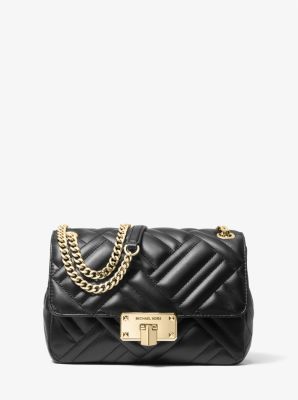 michael kors quilted shoulder bag