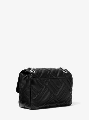 Michael Kors Payton small black mini crossbody bag