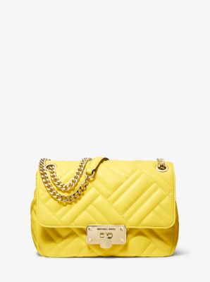 yellow mk purse