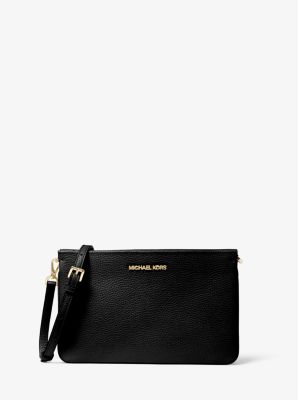 Jet Set Large Pebbled Leather Crossbody Bag image number 0