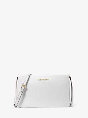 Jet Set Large Pebbled Leather Crossbody Bag