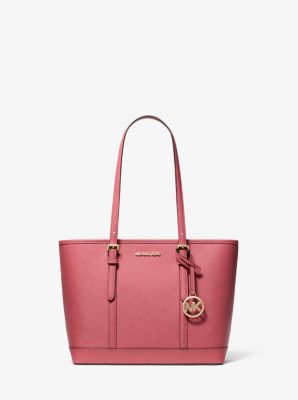 Jet Set Travel Small Saffiano Leather Top-Zip Tote Bag image number 0