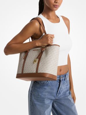 Jet set top on sale zip tote michael kors