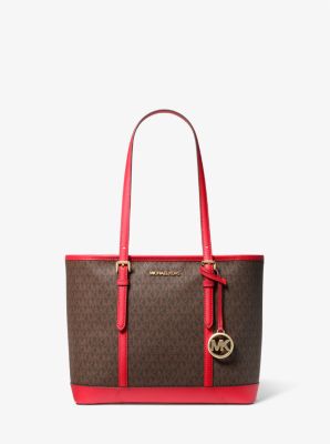 Jet Set Travel Small Logo Top-Zip Tote Bag | Michael Kors