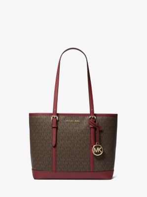 Jet Set Travel Small Logo Top Zip Tote Bag Michael Kors