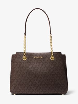 Teagan Large Logo Shoulder Bag | Michael Kors