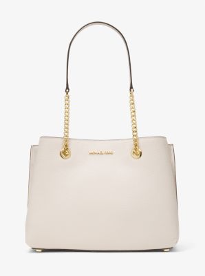 Teagan Large Pebbled Leather Shoulder Bag | Michael Kors