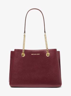 Teagan Large Pebbled Leather Shoulder Bag | Michael Kors Canada