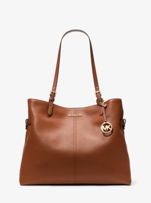 Michael kors lenox large leather tote bag sale