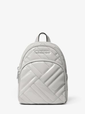 michael kors white mini backpack