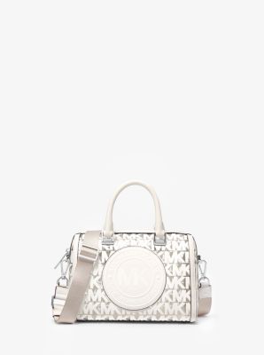 Michael kors fulton satchel on sale silver