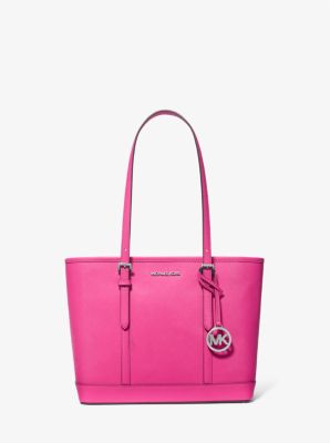 Michael kors jet set saffiano tote best sale