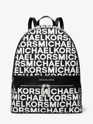 Michael+Kors+Kenly+Large+Graphic+Logo+Tote+Bag+-+Black+Combo for sale  online