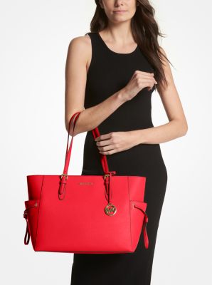 Gilly Large Saffiano Leather Tote Bag