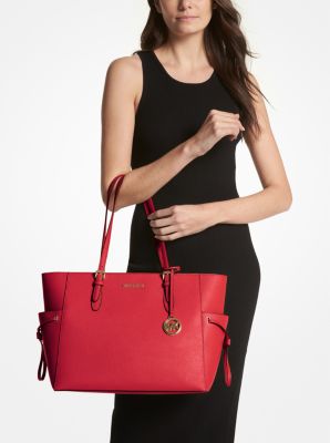 Gilly Large Saffiano Leather Tote Bag | Michael Kors