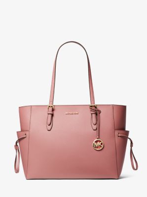 Michael Kors Gilly Large Saffiano Leather Tote Bag In Pink