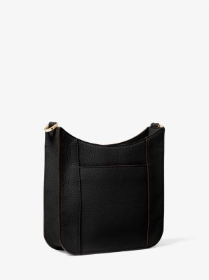 Michael Kors Hallie small Embossed Leather Messenger Bag for