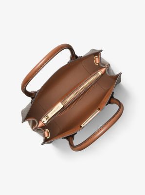 Michael Kors Mercer Medium Leather Messenger Crossbody Bag